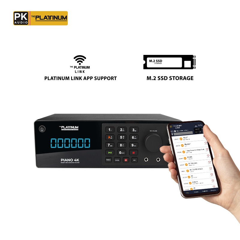 The Platinum PIANO 4K SMART SSD KARAOKE PLAYER