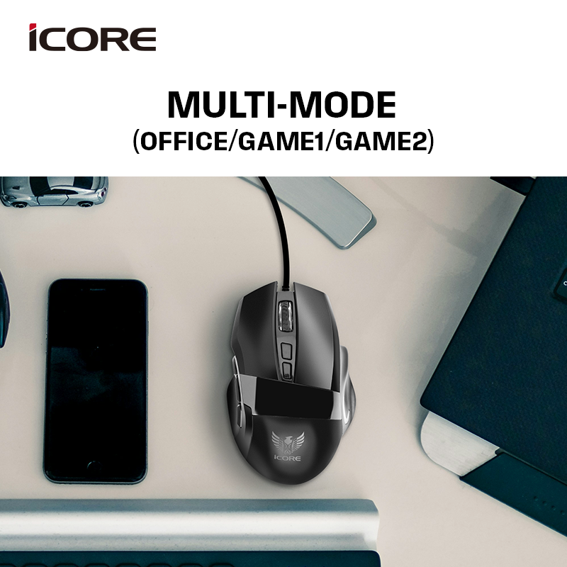 iCORE GM06 9D WIRED GAMING MOUSE