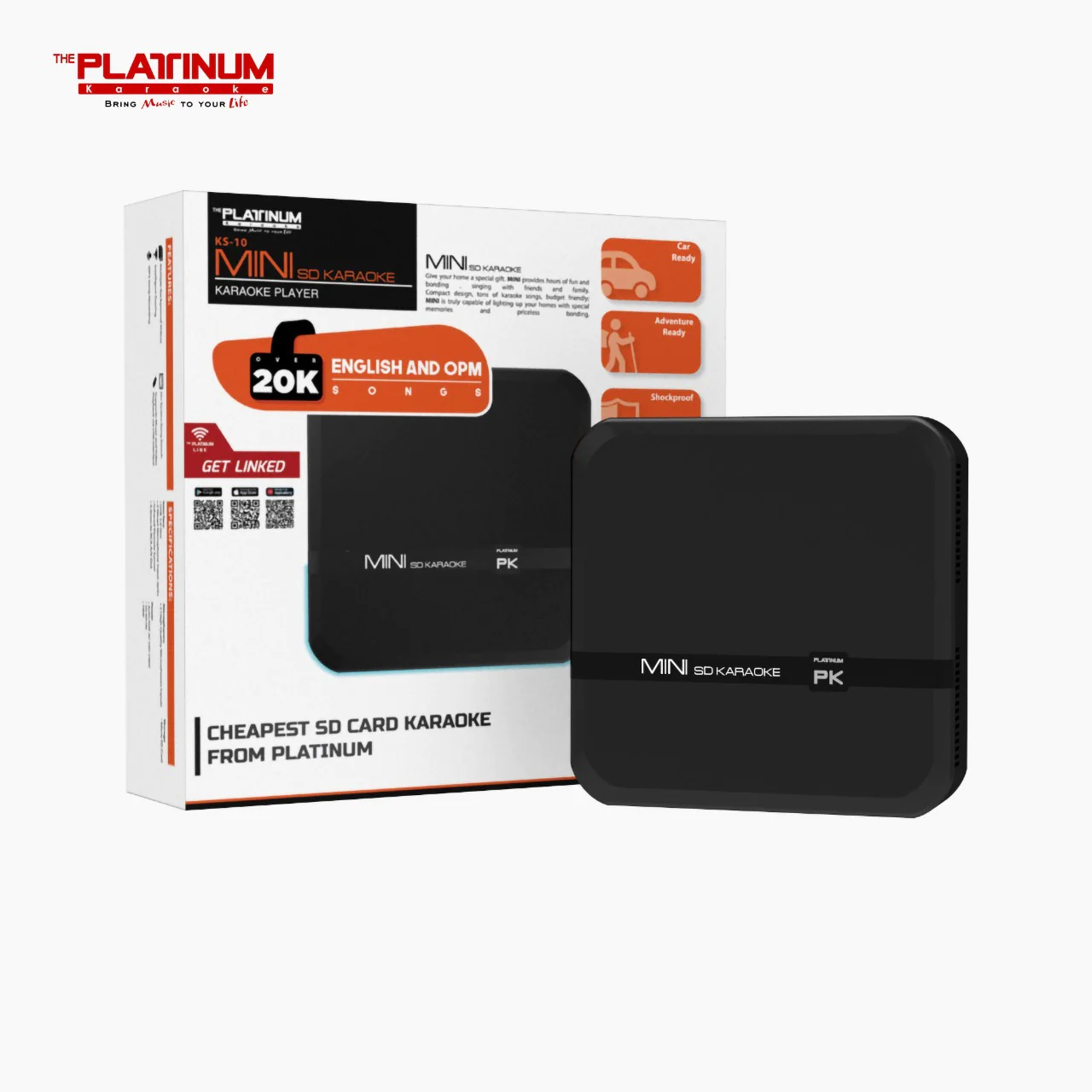 The Platinum KS10 Mini SD Karaoke Player