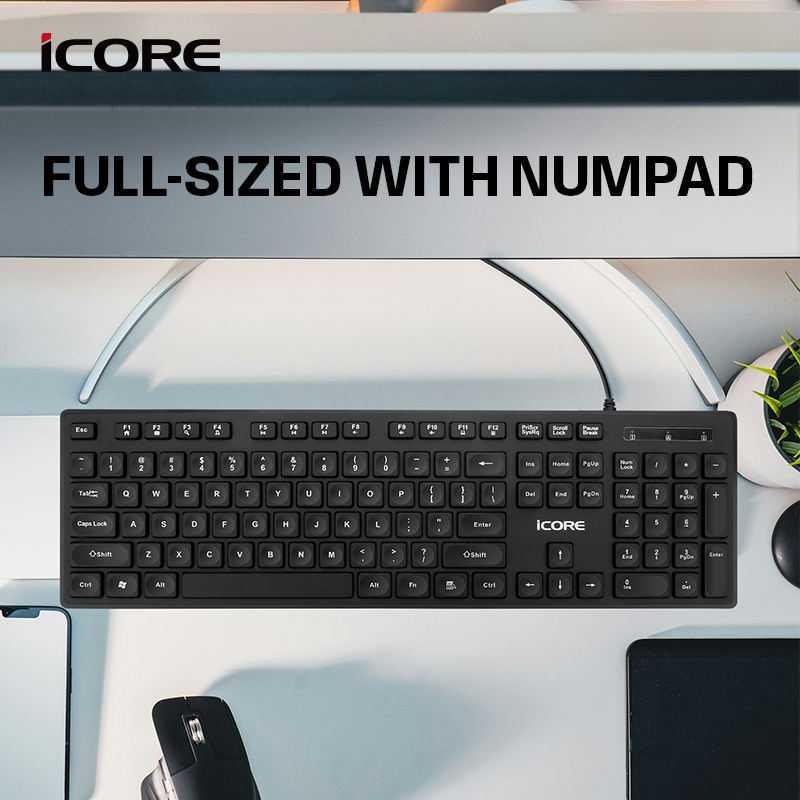 iCORE IMK300 WIRED MULTIMEDIA KEYBOARD