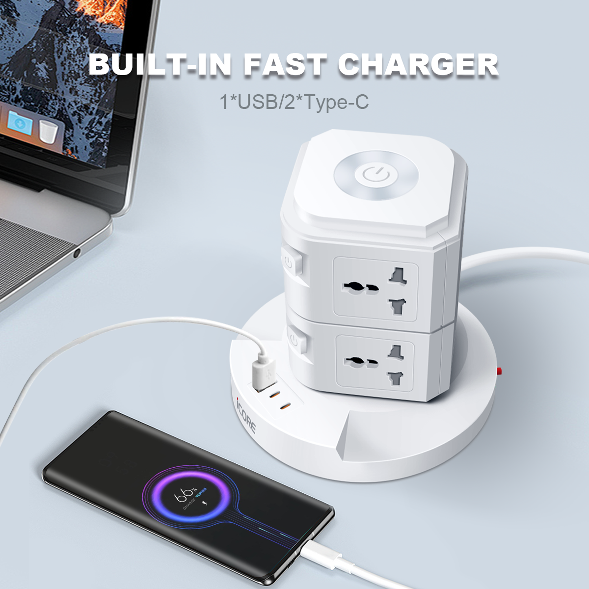 iCore ITS100C POWER STRIP TOWER