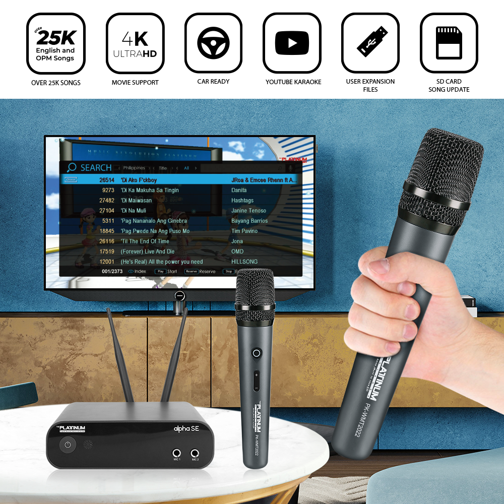 The Platinum Alpha SE Karaoke Machine