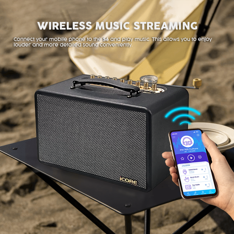 iCORE S6 MULTIFUNCTION WIRELESS SPEAKER