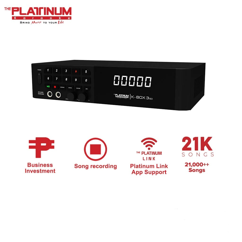 The Platinum K-Box 3 SD Karaoke Player