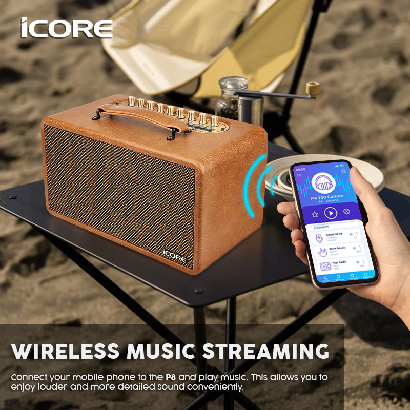 iCORE P8 MULTIFUNCTION WIRELESS SPEAKER
