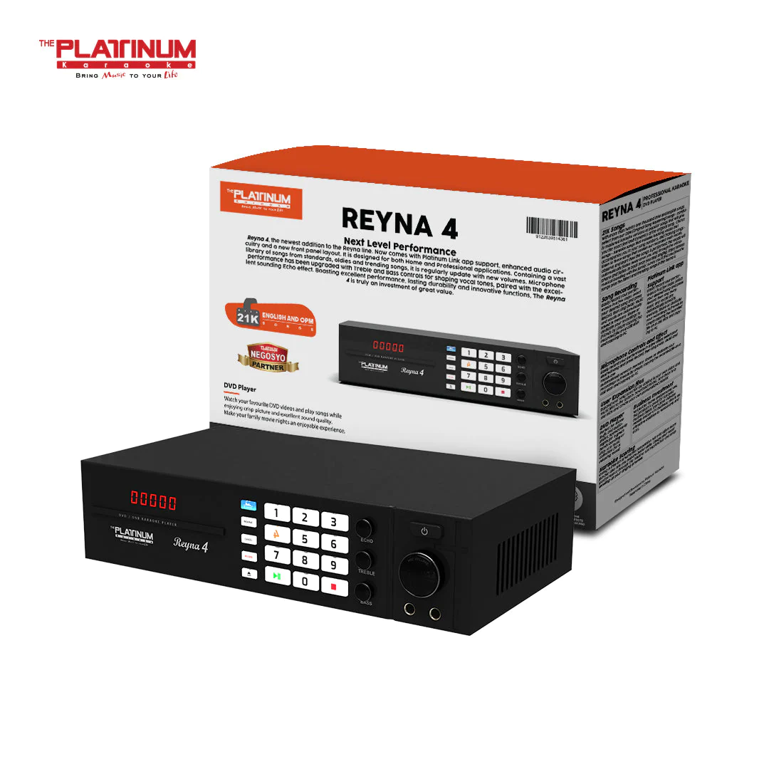 The Platinum Reyna 4 DVD Karaoke Player