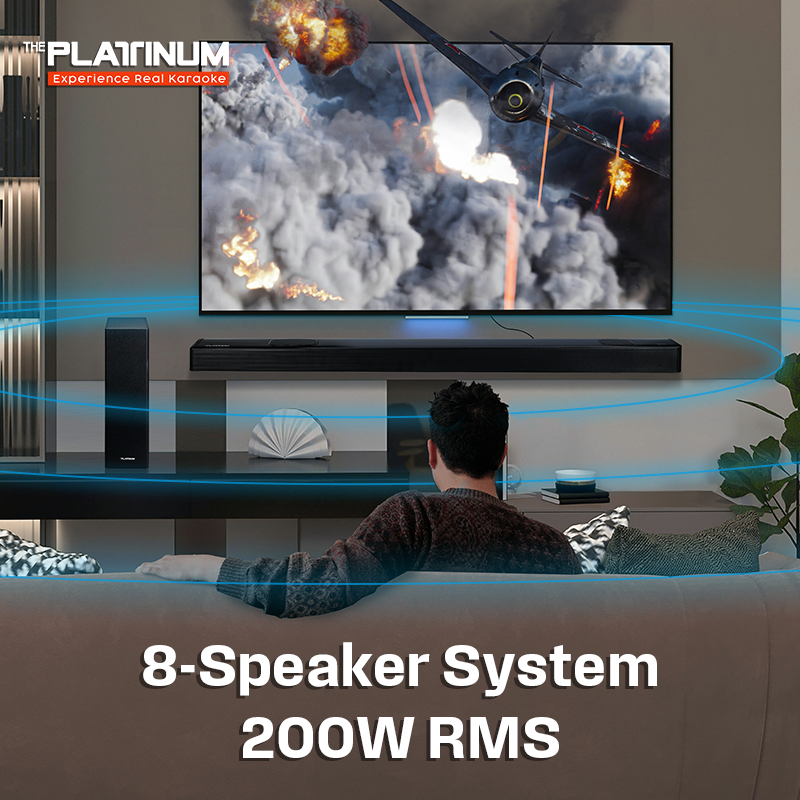 THE PLATINUM A200 5.1.2 CHANNEL SOUNDBAR