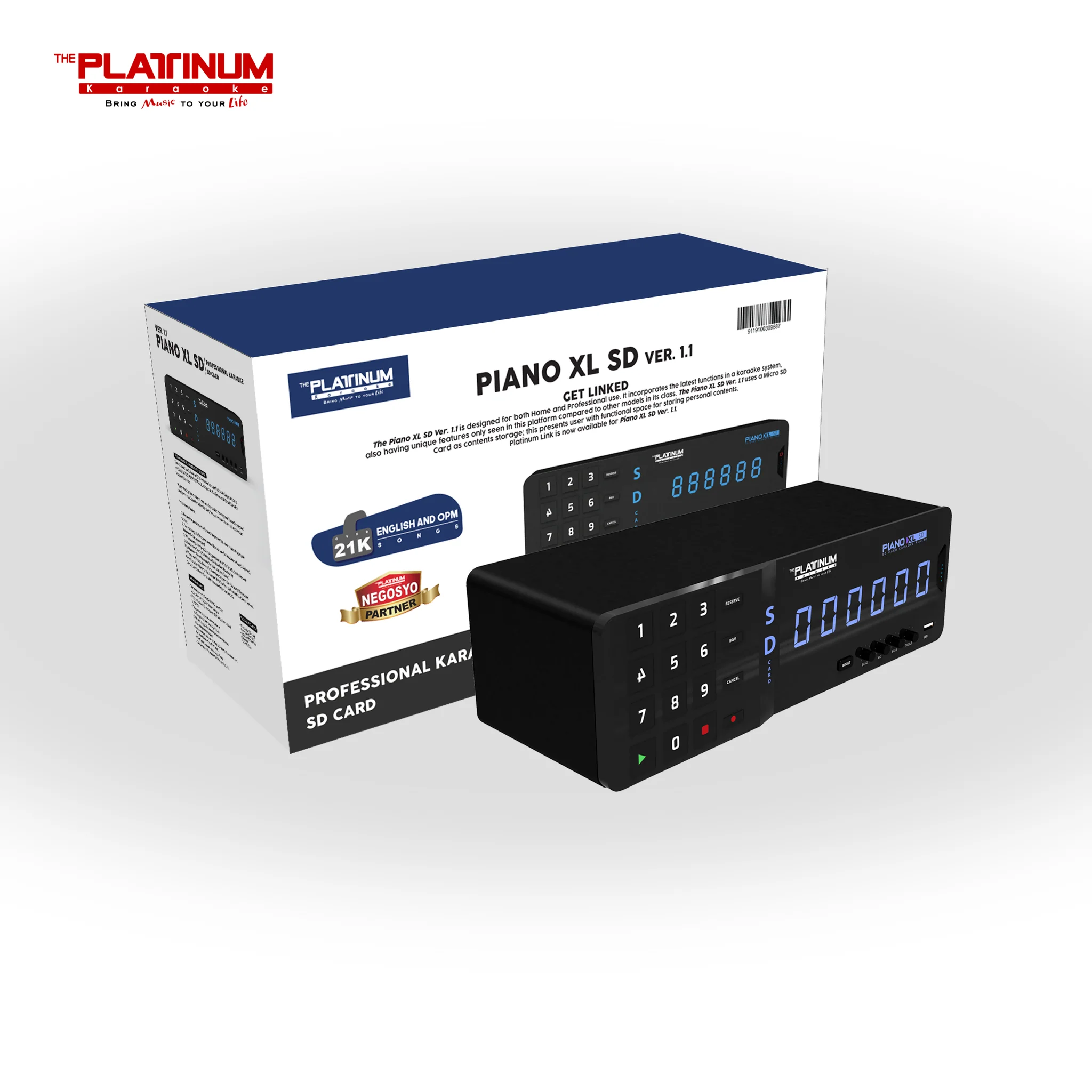 The Platinum Piano XL SD Karaoke Player