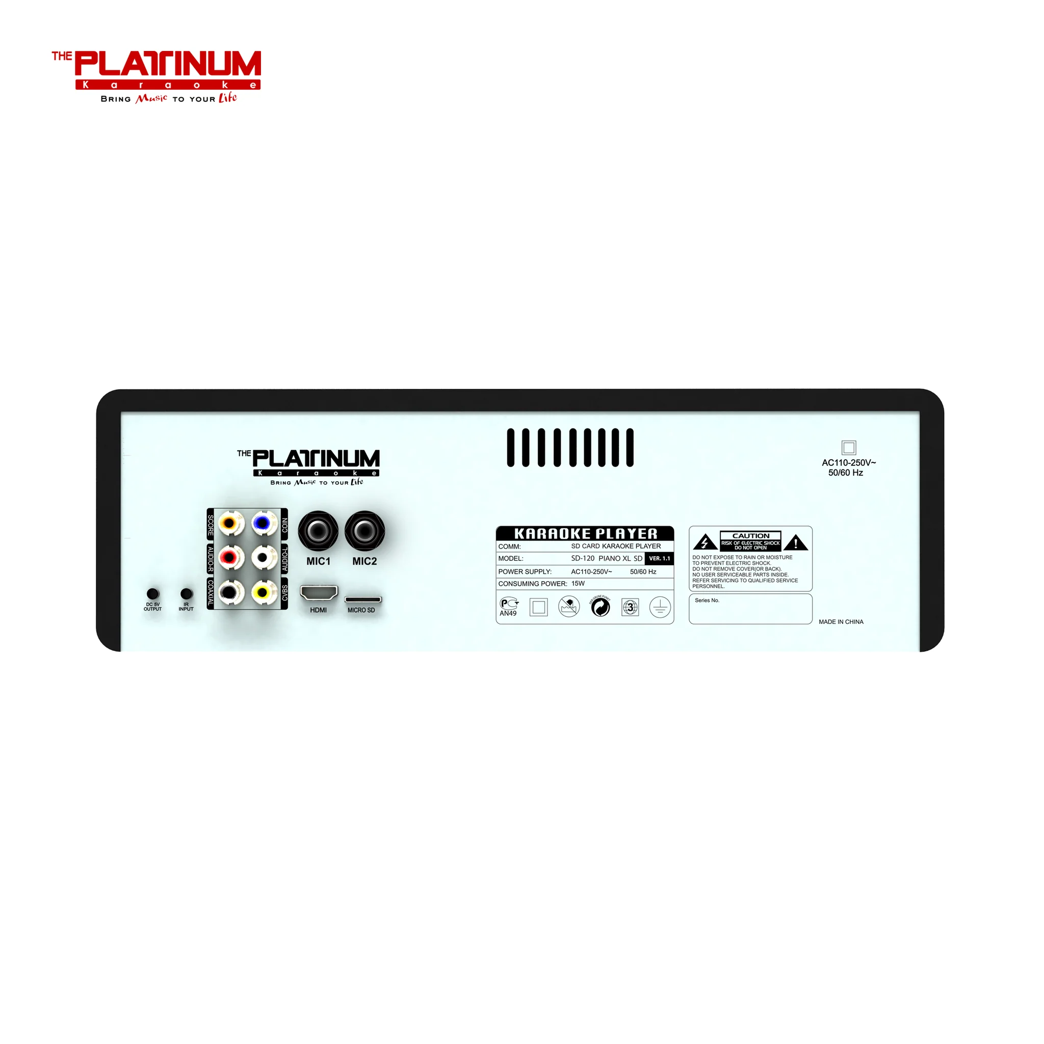 The Platinum Piano XL SD Karaoke Player