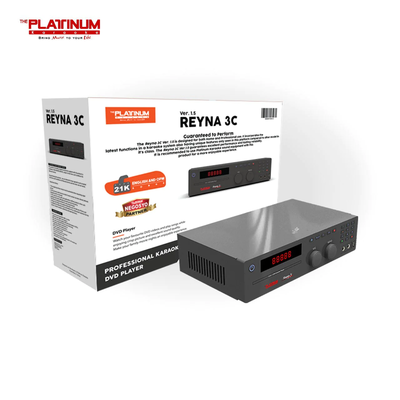 The Platinum Reyna 3C DVD Karaoke Player