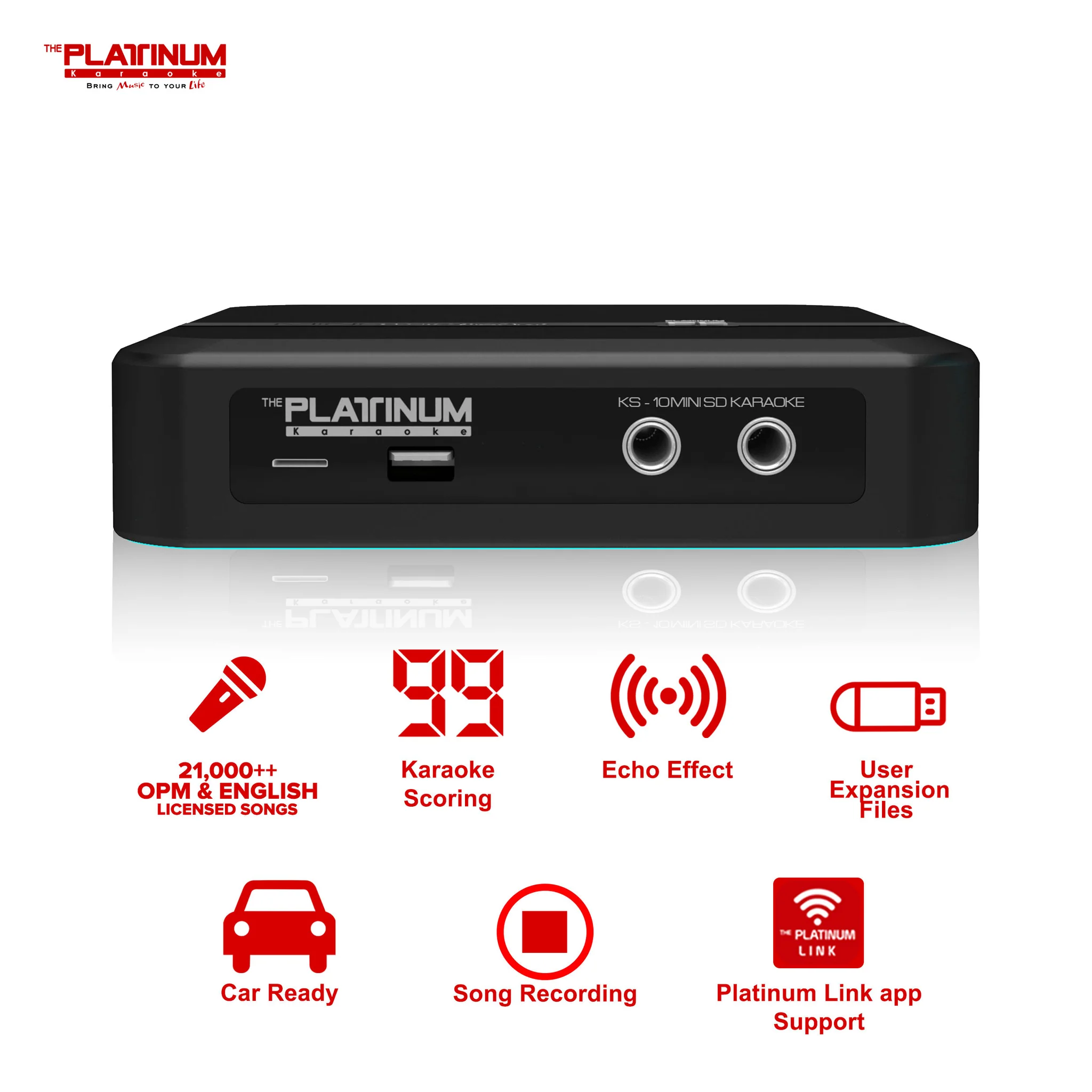The Platinum KS10 Mini SD Karaoke Player