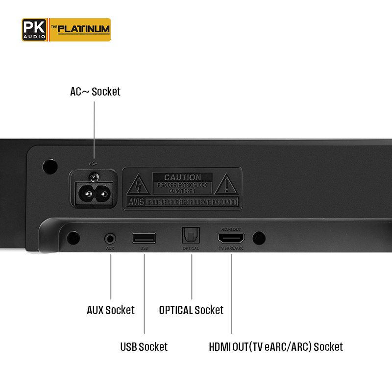 THE PLATINUM A200 5.1.2 CHANNEL SOUNDBAR