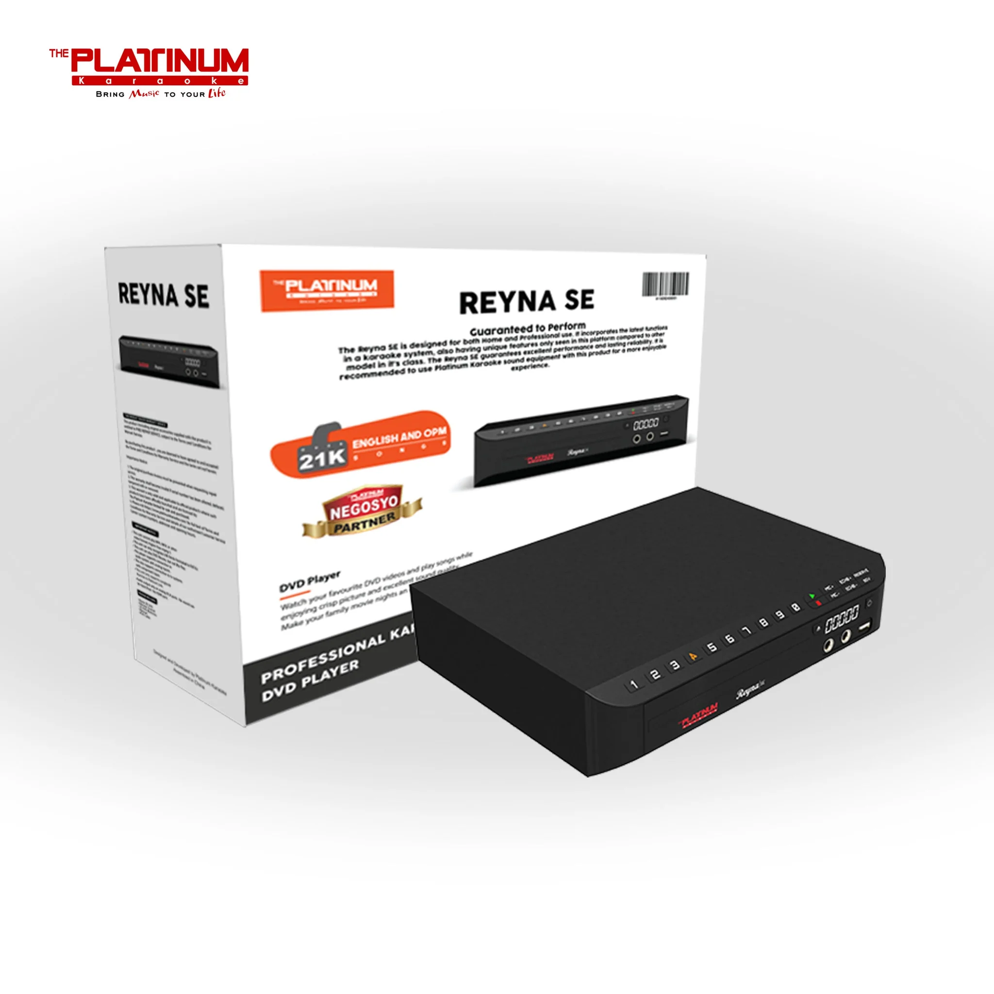 The Platinum Reyna SE DVD Karaoke Player