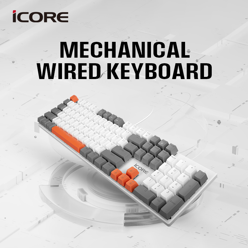 iCORE GK05 MECHANICAL WIRED KEYBOARD