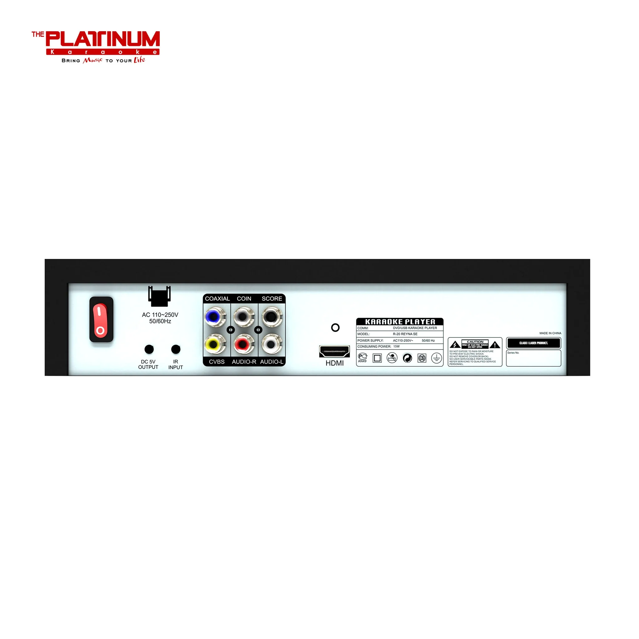 The Platinum Reyna SE DVD Karaoke Player