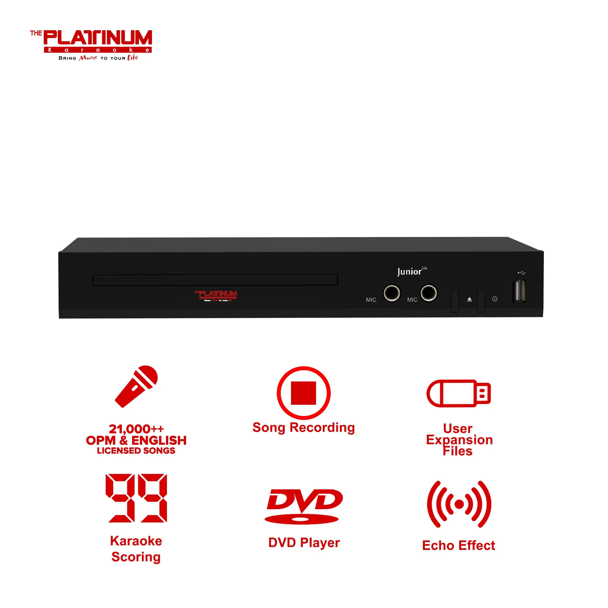 The Platinum KS-5 DVD Karaoke Player