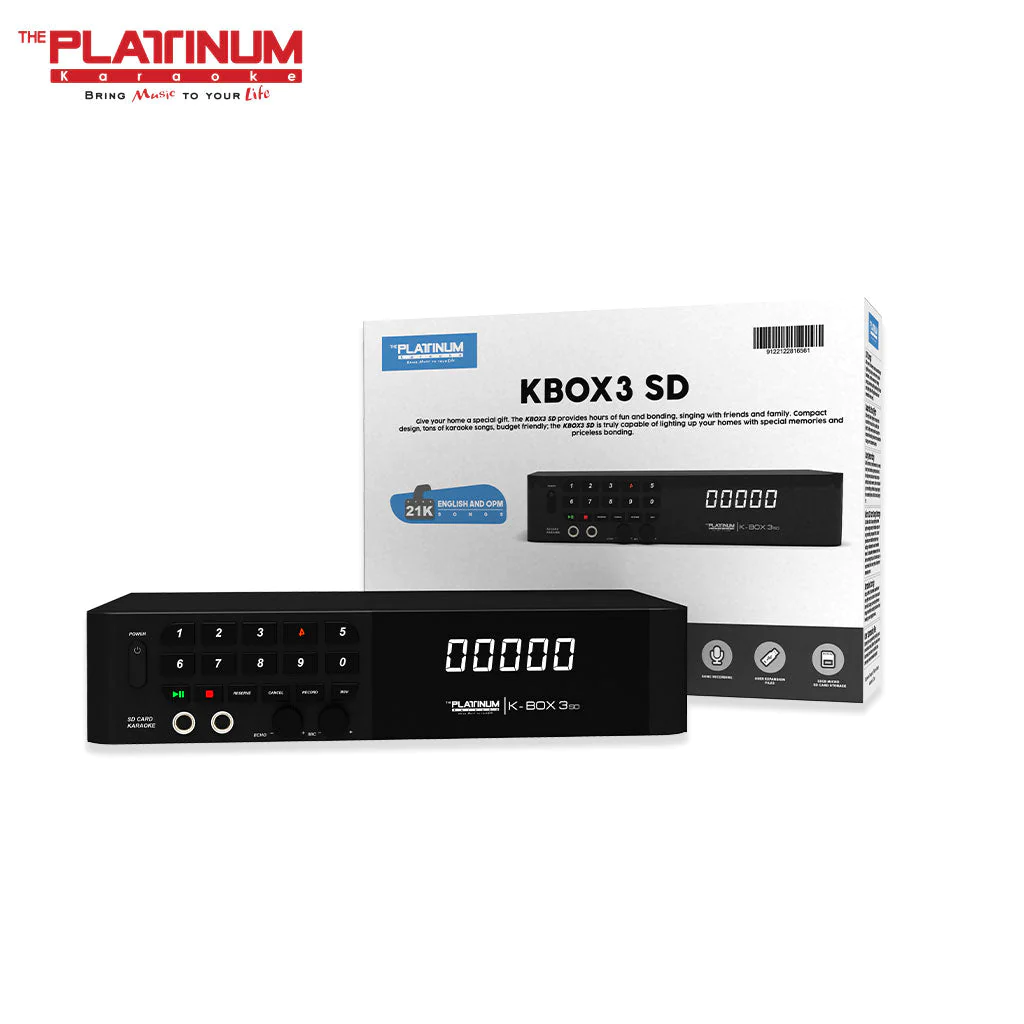 The Platinum K-Box 3 SD Karaoke Player