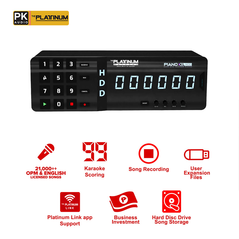 The Platinum Piano XL HDD Karaoke Player