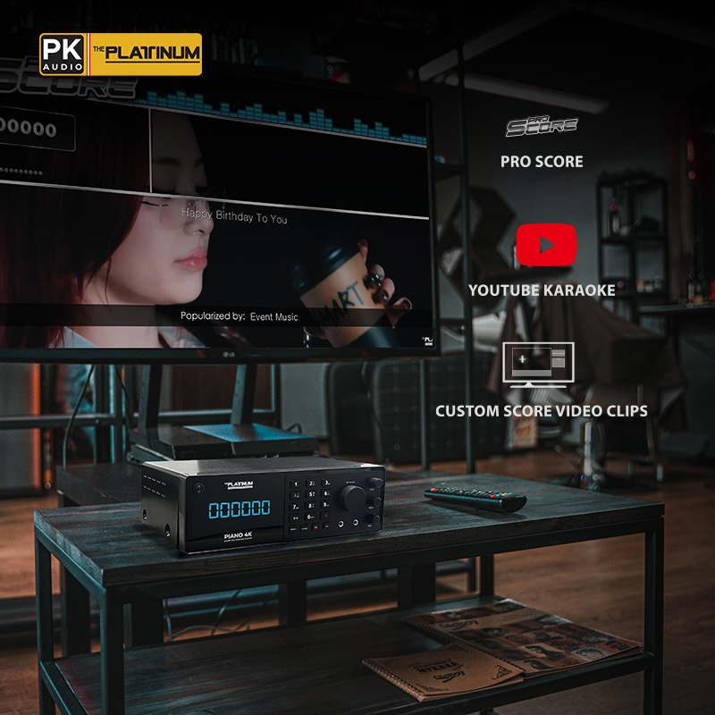 The Platinum PIANO 4K SMART SSD KARAOKE PLAYER