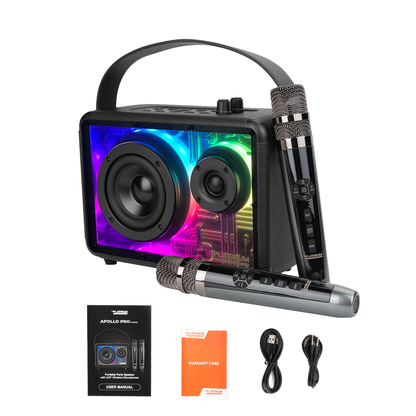 The Platinum Apollo PRO Portable Bluetooth Speaker
