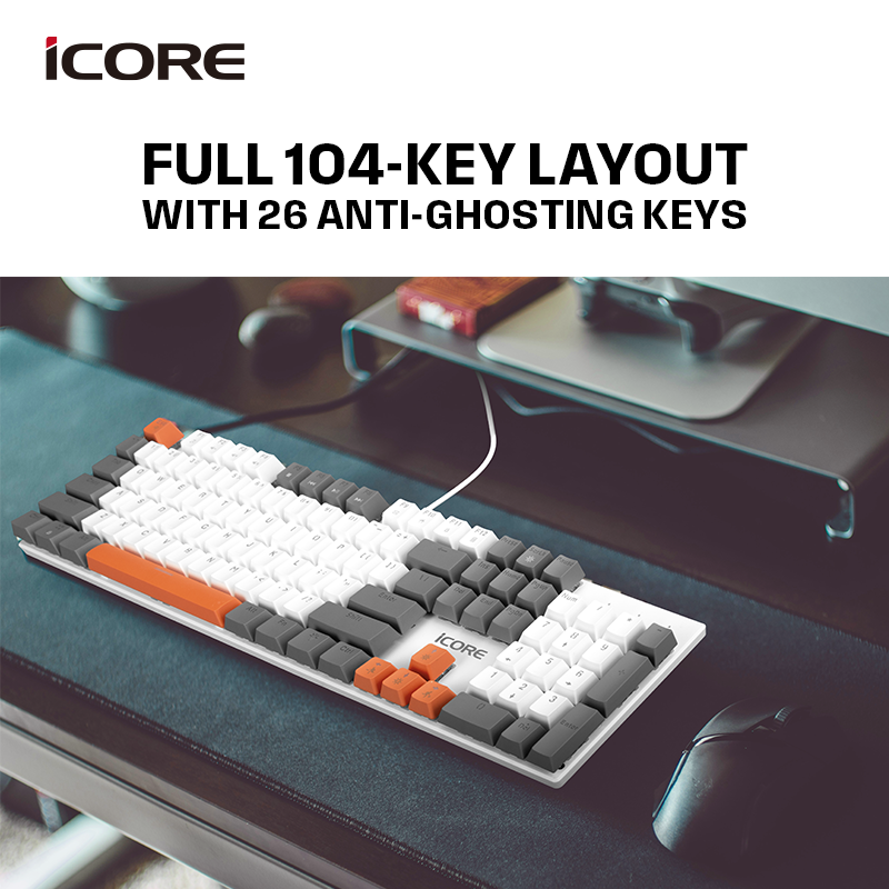 iCORE GK05 MECHANICAL WIRED KEYBOARD