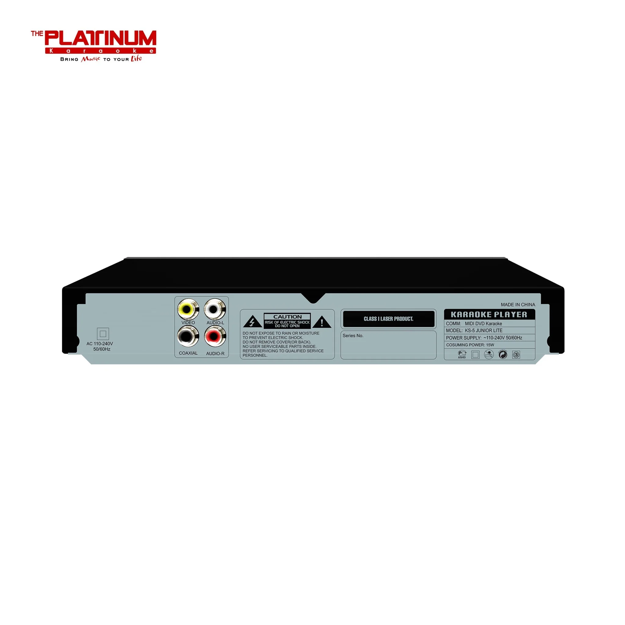 The Platinum KS-5 DVD Karaoke Player
