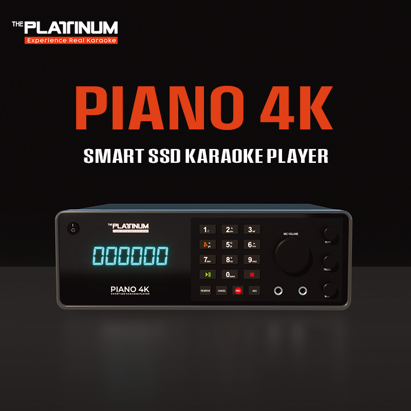 The Platinum PIANO 4K SMART SSD KARAOKE PLAYER