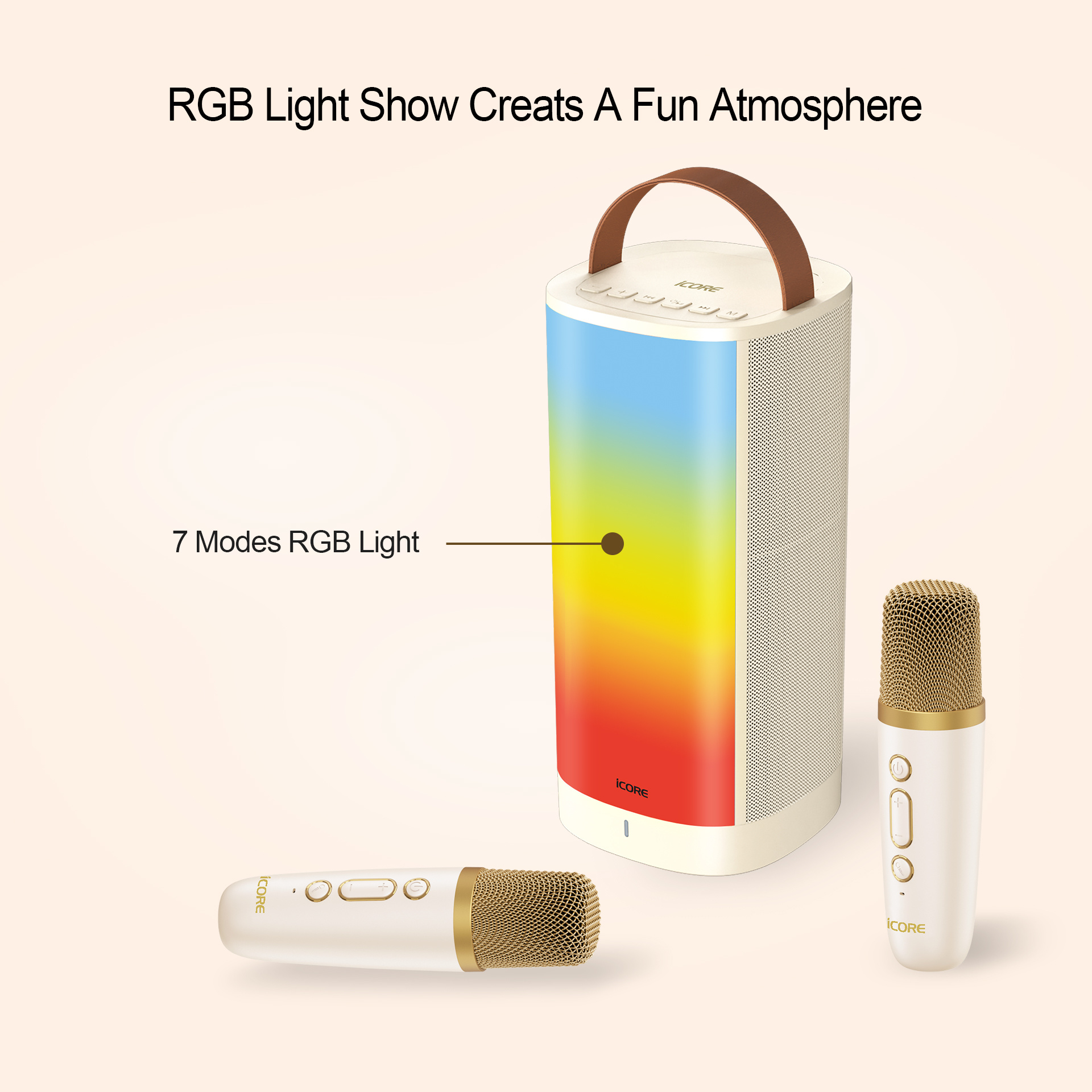 iParty Bluetooth Karaoke Machine