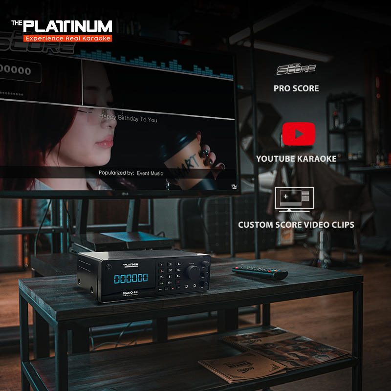 The Platinum PIANO 4K SMART SSD KARAOKE PLAYER