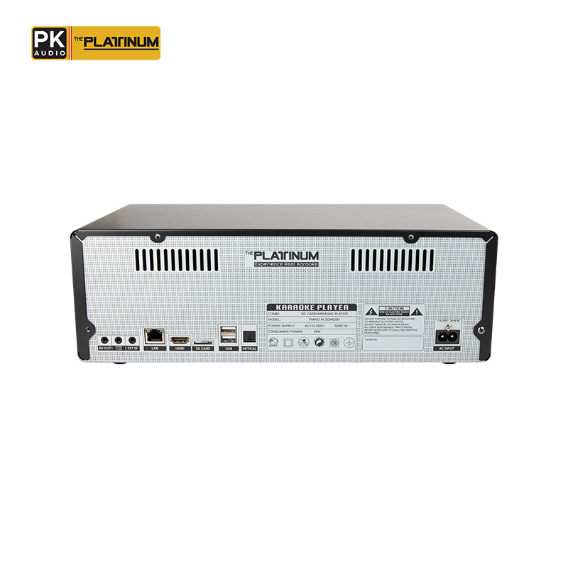 The Platinum PIANO 4K SMART SSD KARAOKE PLAYER