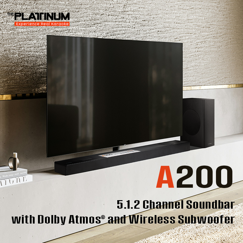 THE PLATINUM A200 5.1.2 CHANNEL SOUNDBAR
