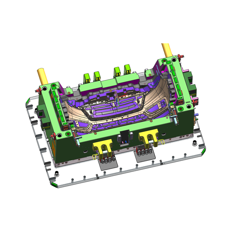 Car bumper injection mold model