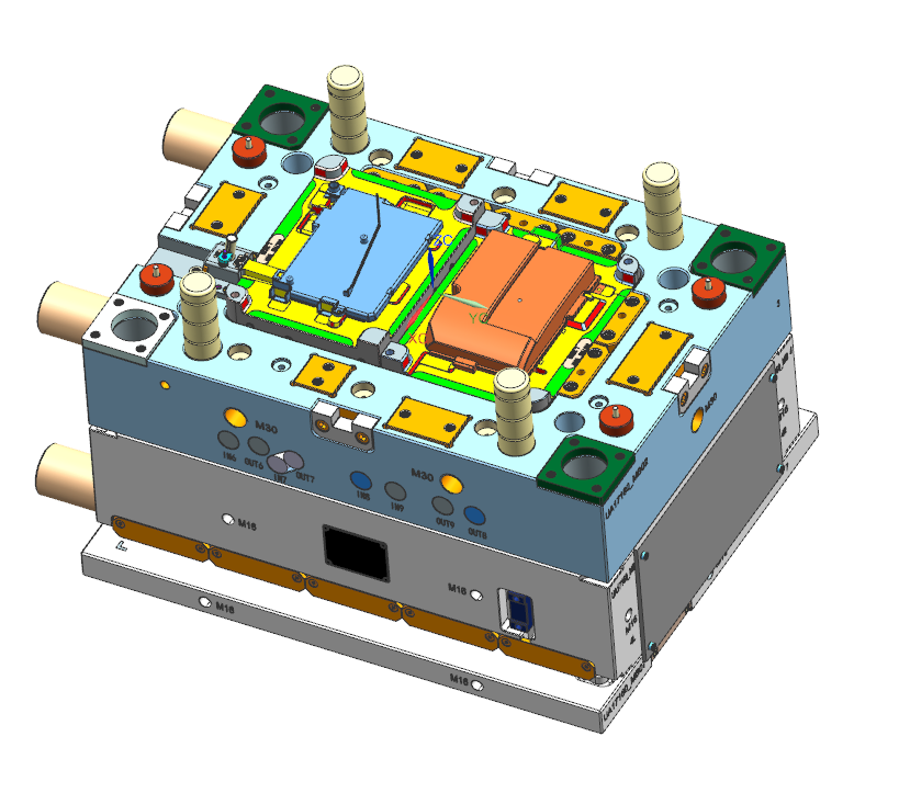 Injection mold design-Solid parting