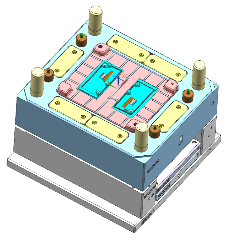 Injection mold design-Solid parting
