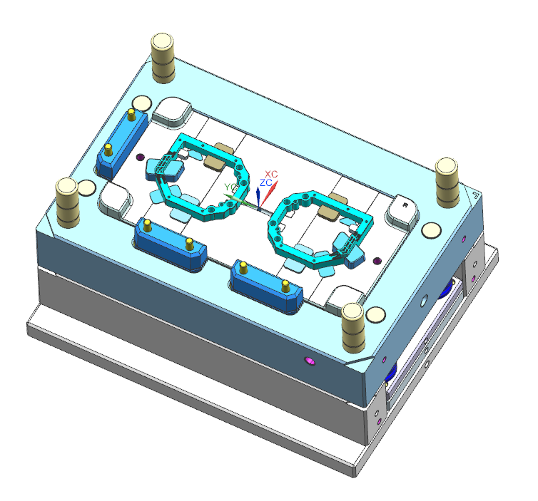 Injection mold design-Solid parting