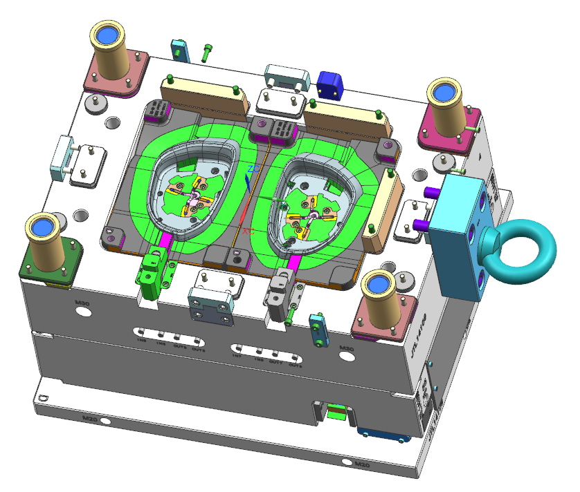 Injection mold design-Parting Surfaces