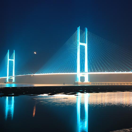 鸭绿江大桥亮化项目