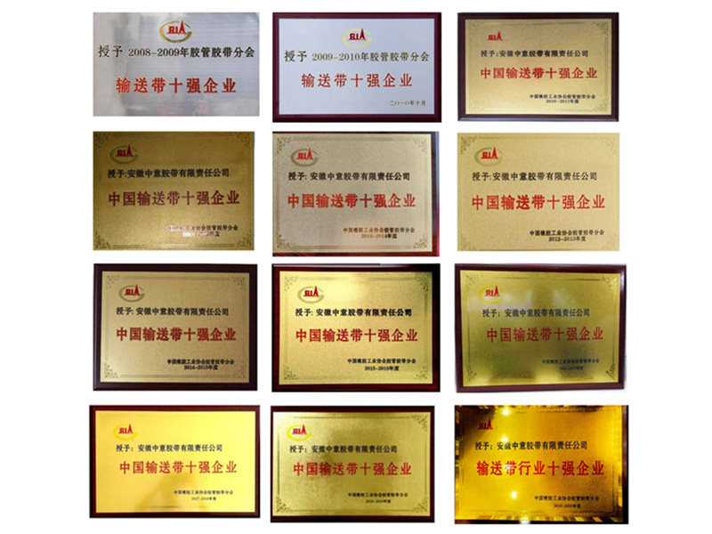 历年输送带十强