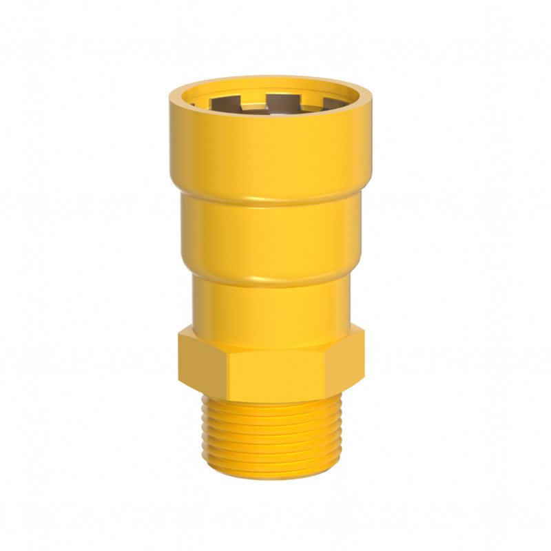 Heavy steel male adaptor PXMPT