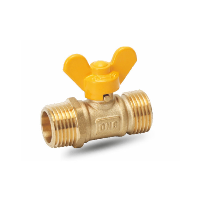 External thread butterfly handle gas ball valve BH-17508