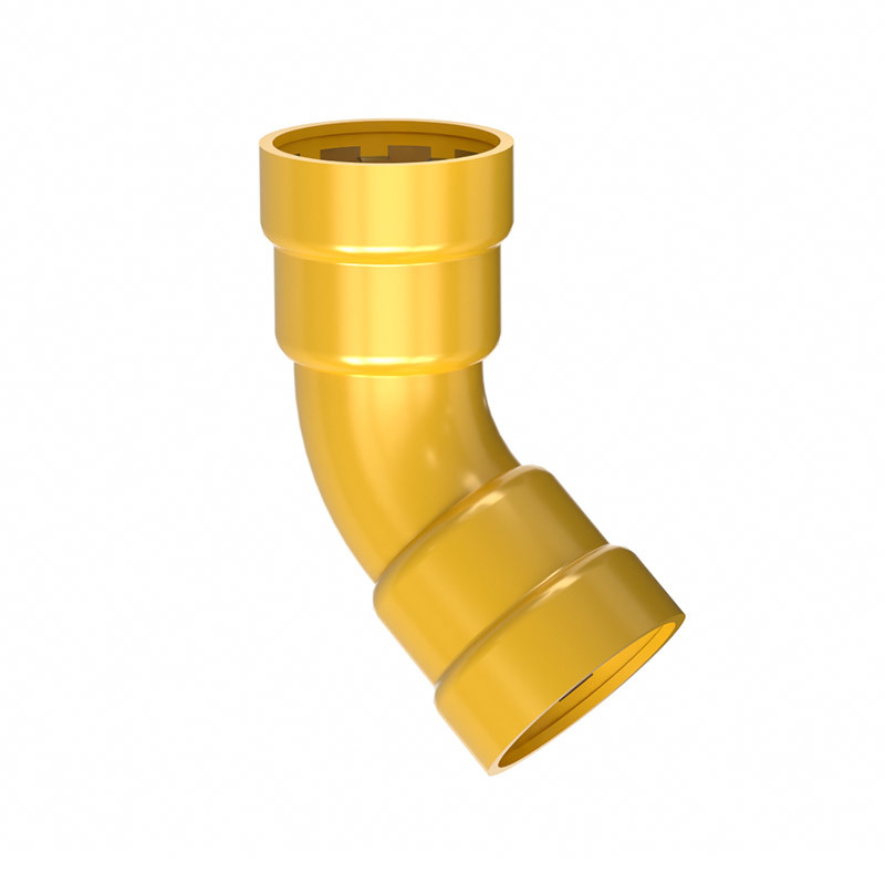 Heavy steel A type 45° elbow PXP