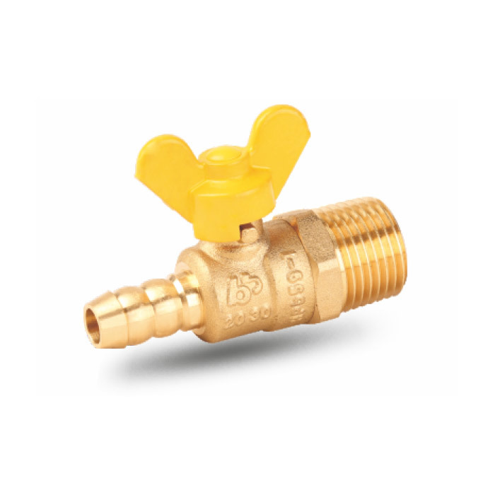 Mxco butterfly handle rubber hose valve BH-7501