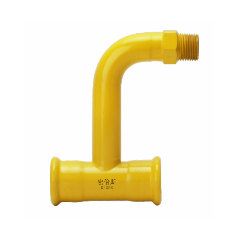Tee meter adaptor with male thread