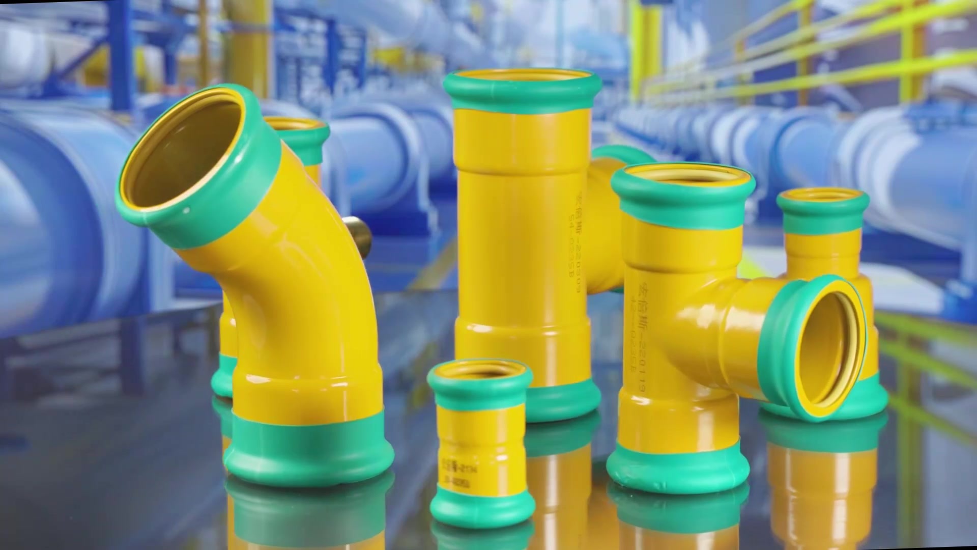 A pipe connects the world, bringing happiness to millions of families.