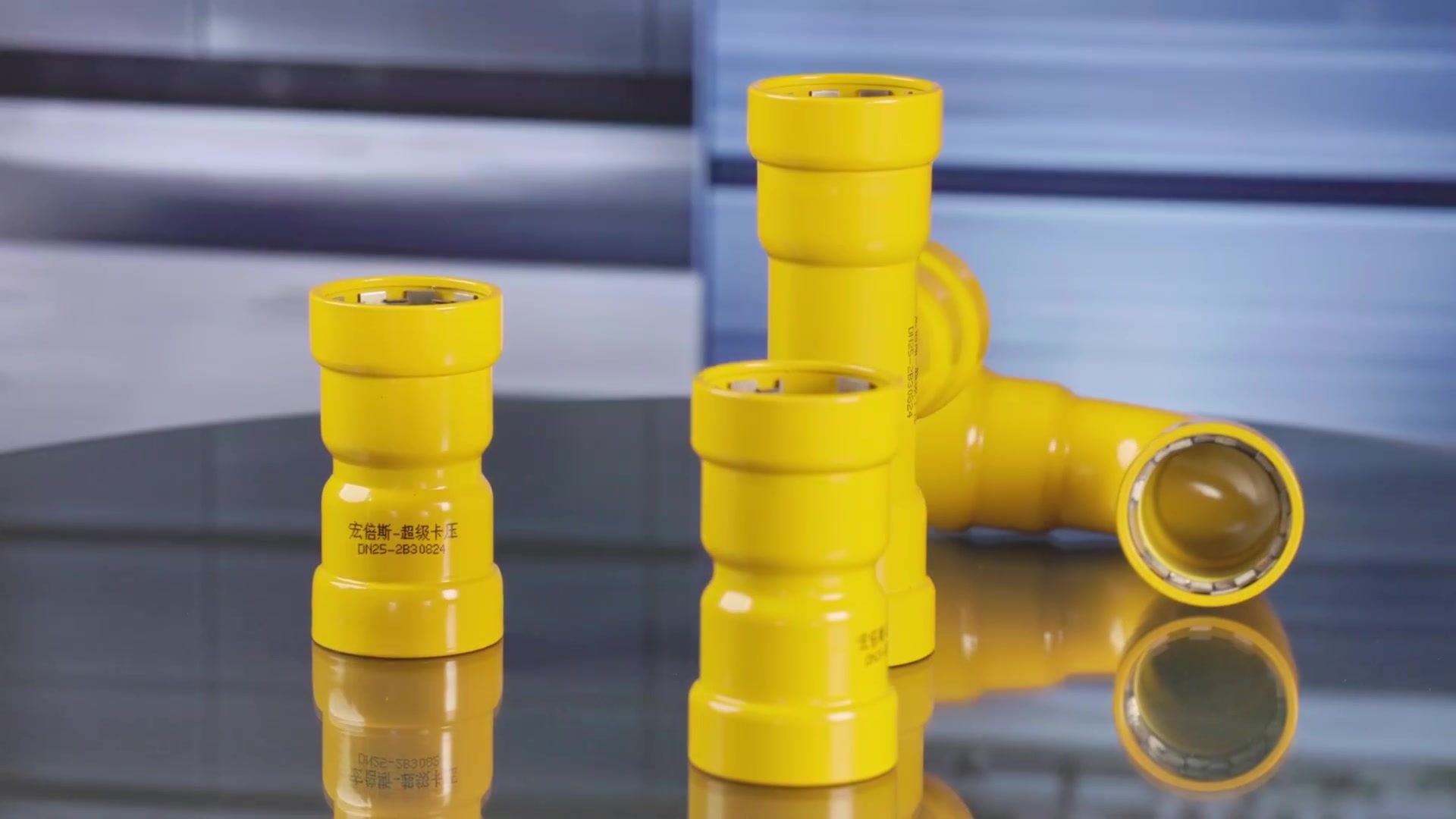 A pipe connects the world, bringing happiness to millions of families.