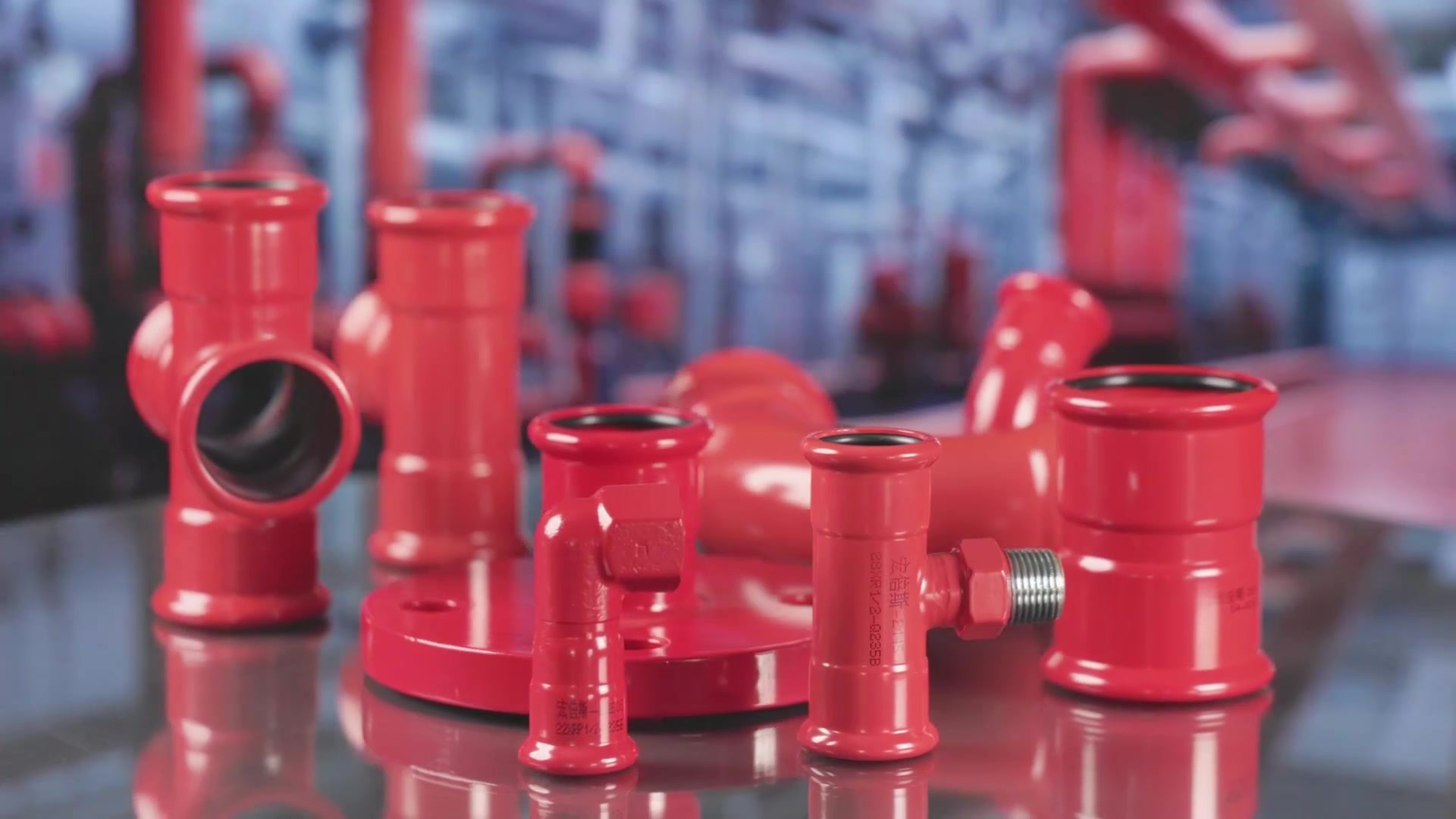 A pipe connects the world, bringing happiness to millions of families.