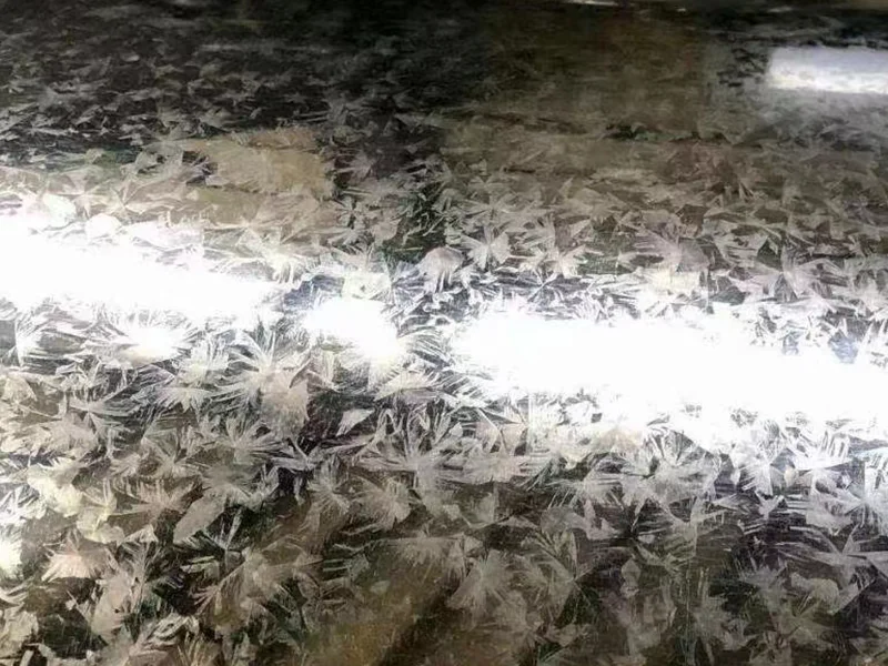 Patterned galvanized board