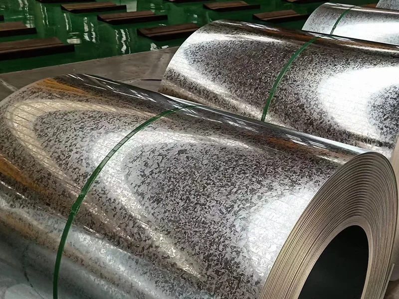 Patterned galvanized board