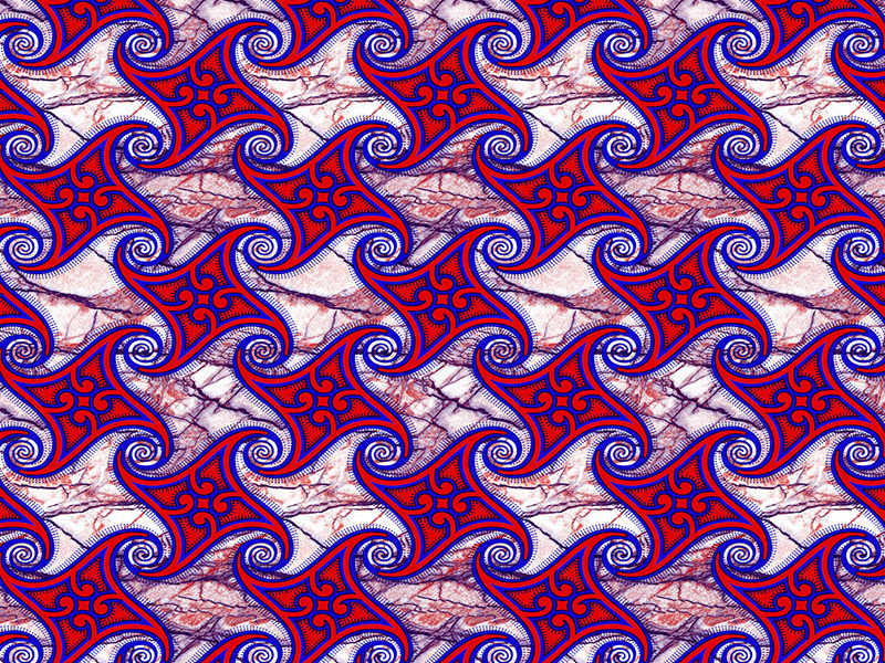 Two color print