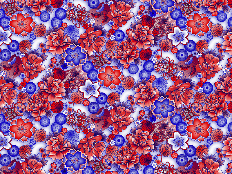 Two color print